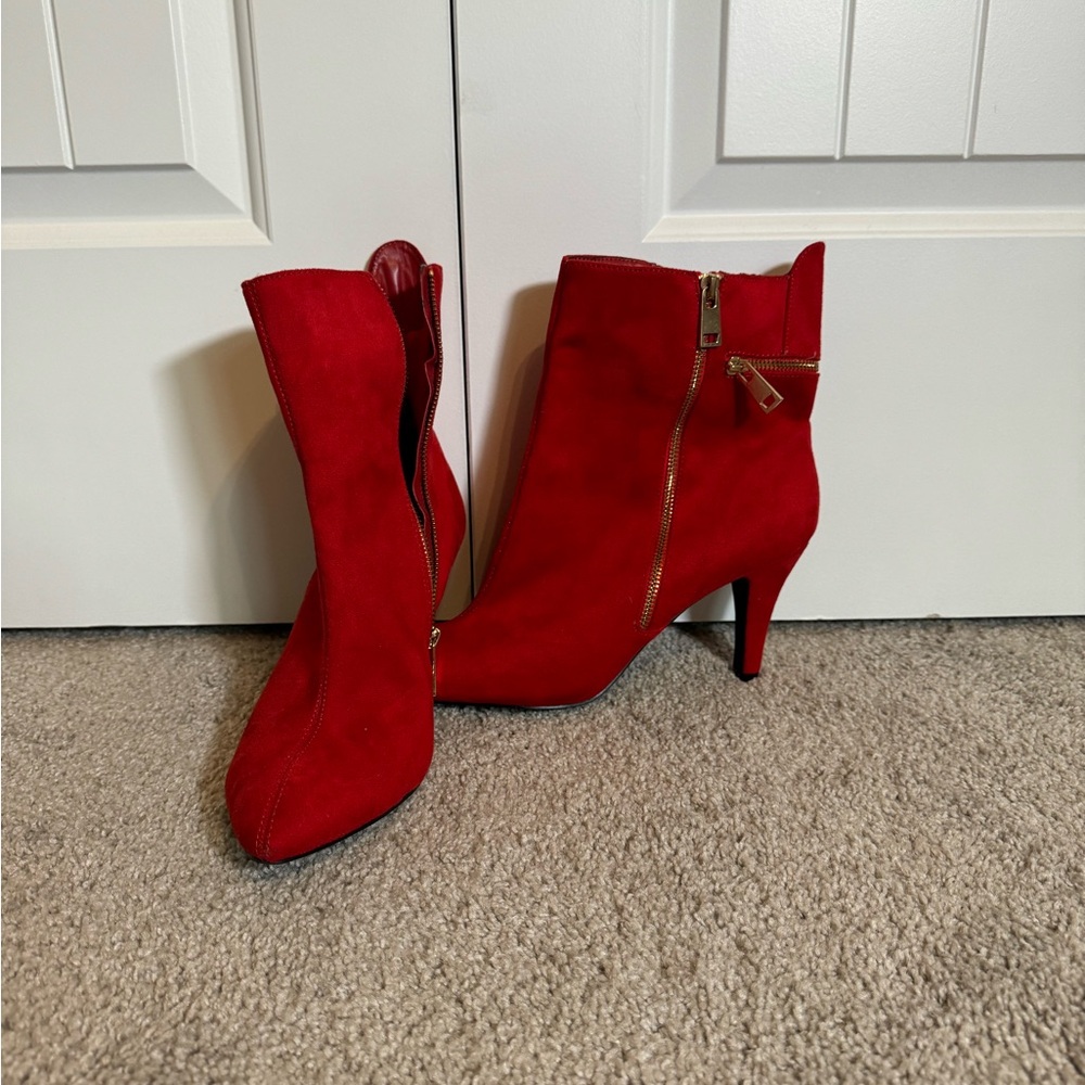 Red booties